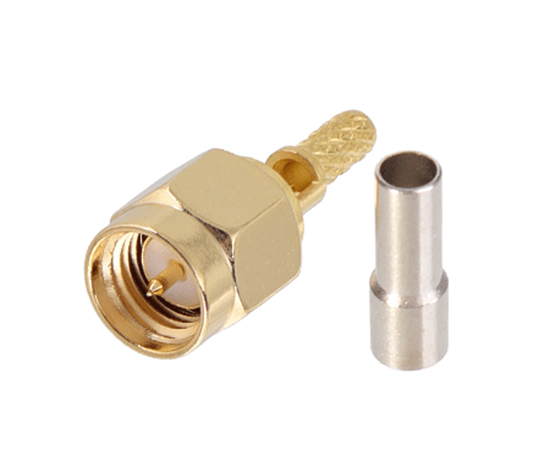 SMA(公)直式插头，适用线缆：RG316 RG174 LMR100，频率：DC~6GHz}