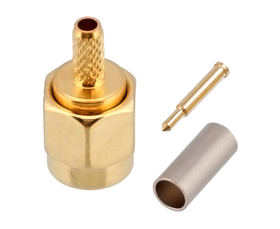 SMA(公)直式插头，适用线缆：RG316 RG174 LMR100，频率：DC~6GHz}