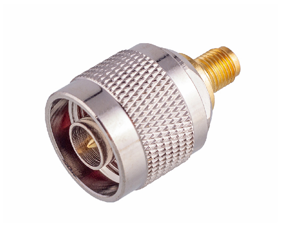 N(公)转SMA(母)转接器，频率：DC~6GHz
